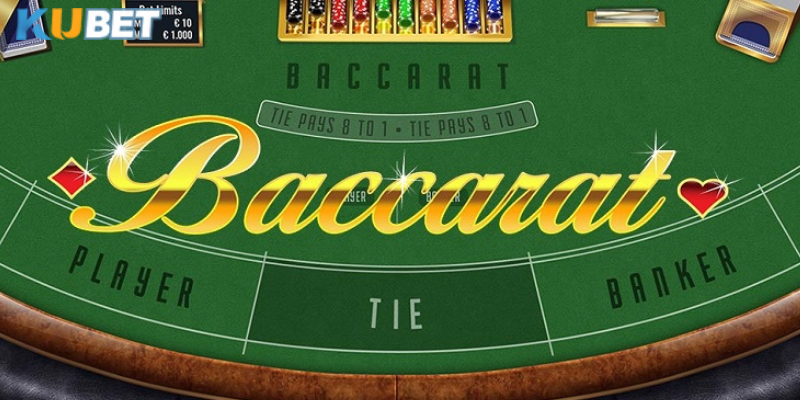 Bàn chơi bài Baccarat VIP sang trọng